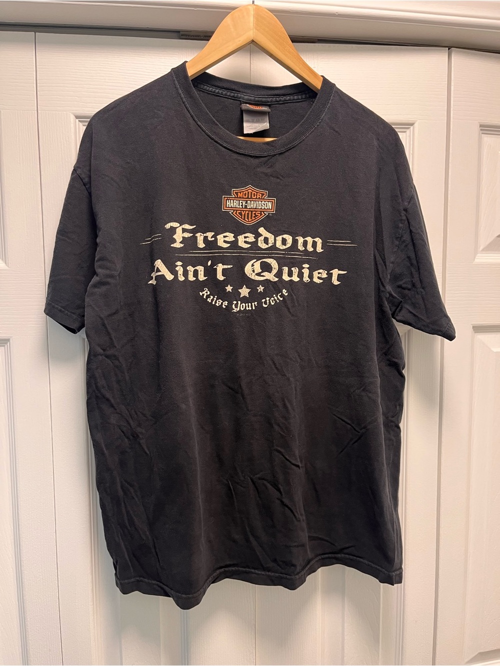 2010s Harley-Davidson'Freedom Ain't Quiet' Tee